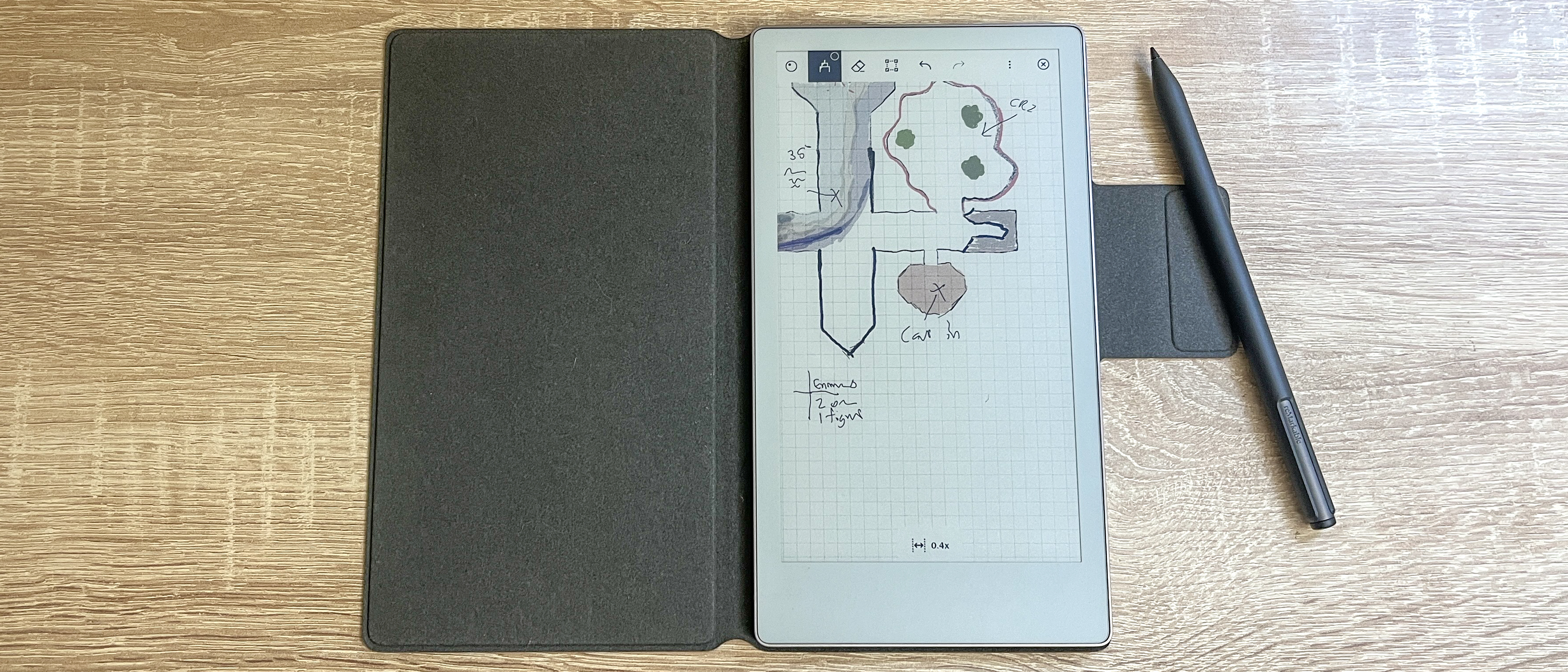 ReMarkable Paper Pro Move review unit on a desk