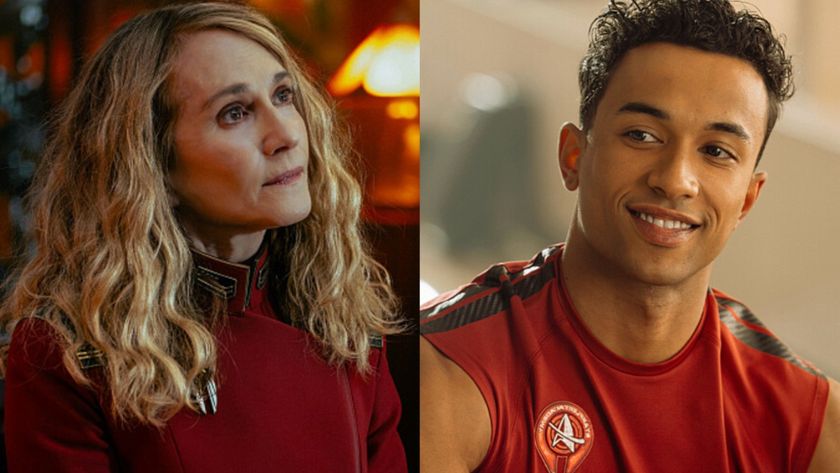 Holly Hunter and Sandro Rosta split image