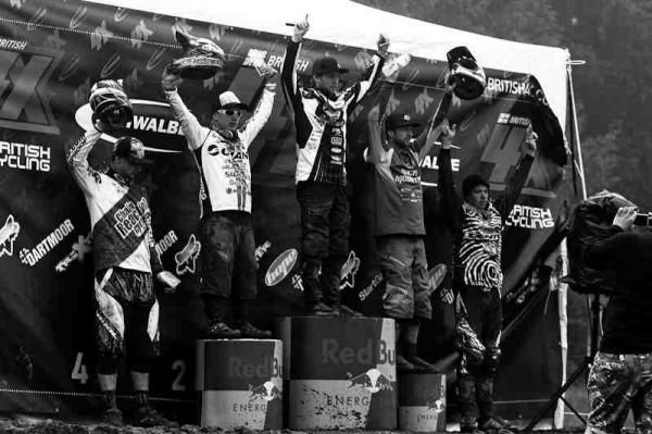Elite men's podium