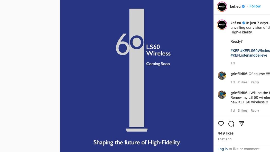 KEF teases LS60 Wireless for its 60th anniversary