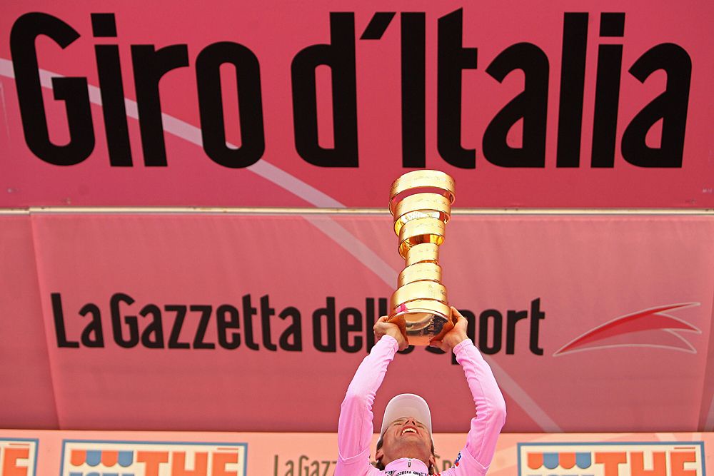Danilo Di Luca technically won the 2007 Giro d'Italia