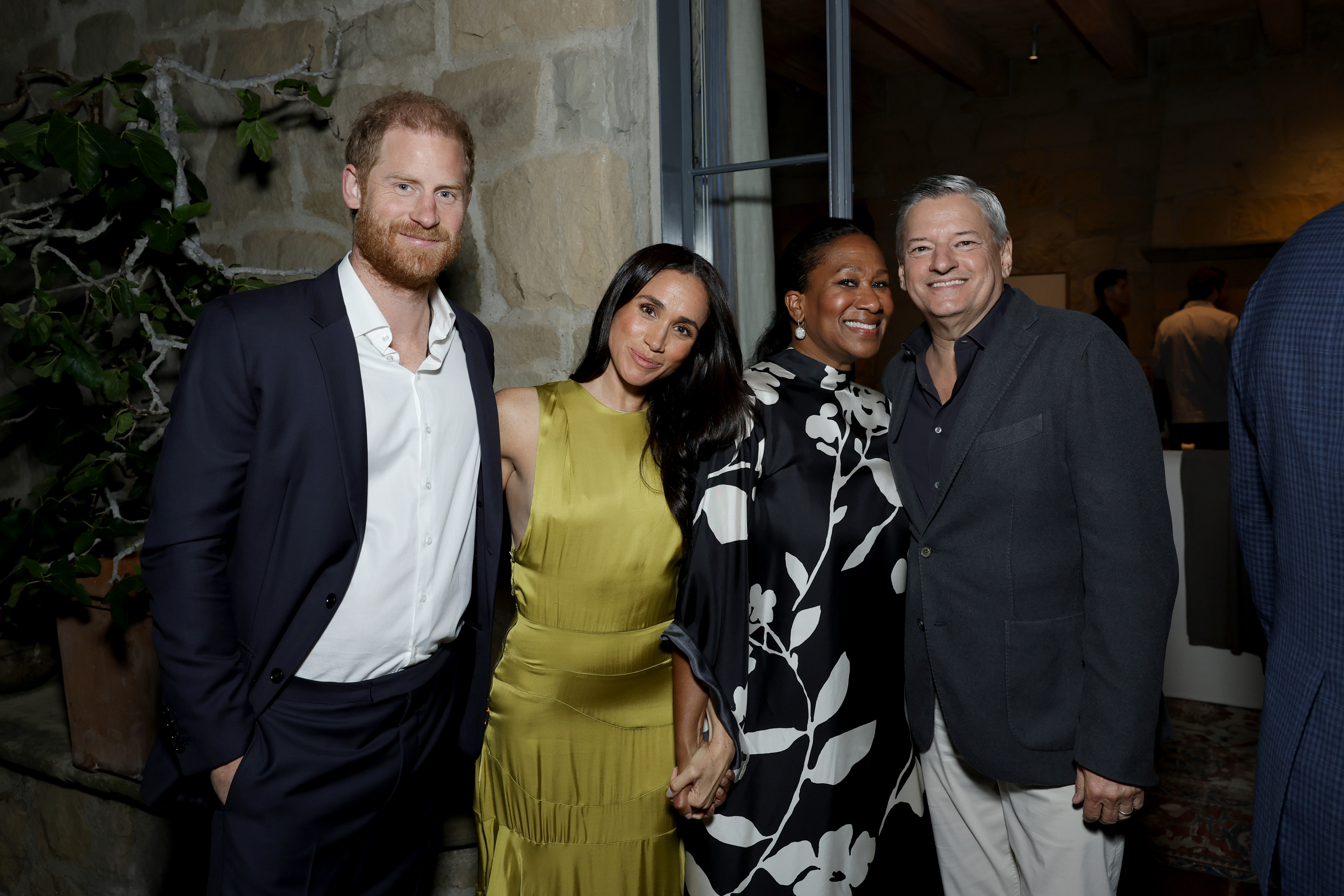 Meghan Markle wears a Heidi Merrick gown in a Spring 2026 color trend
