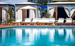 The NoMad hotel Las Vegas swimming pool, USA