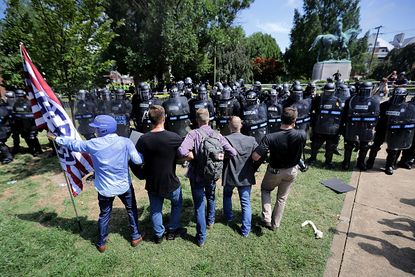 White nationalists in Virginia.