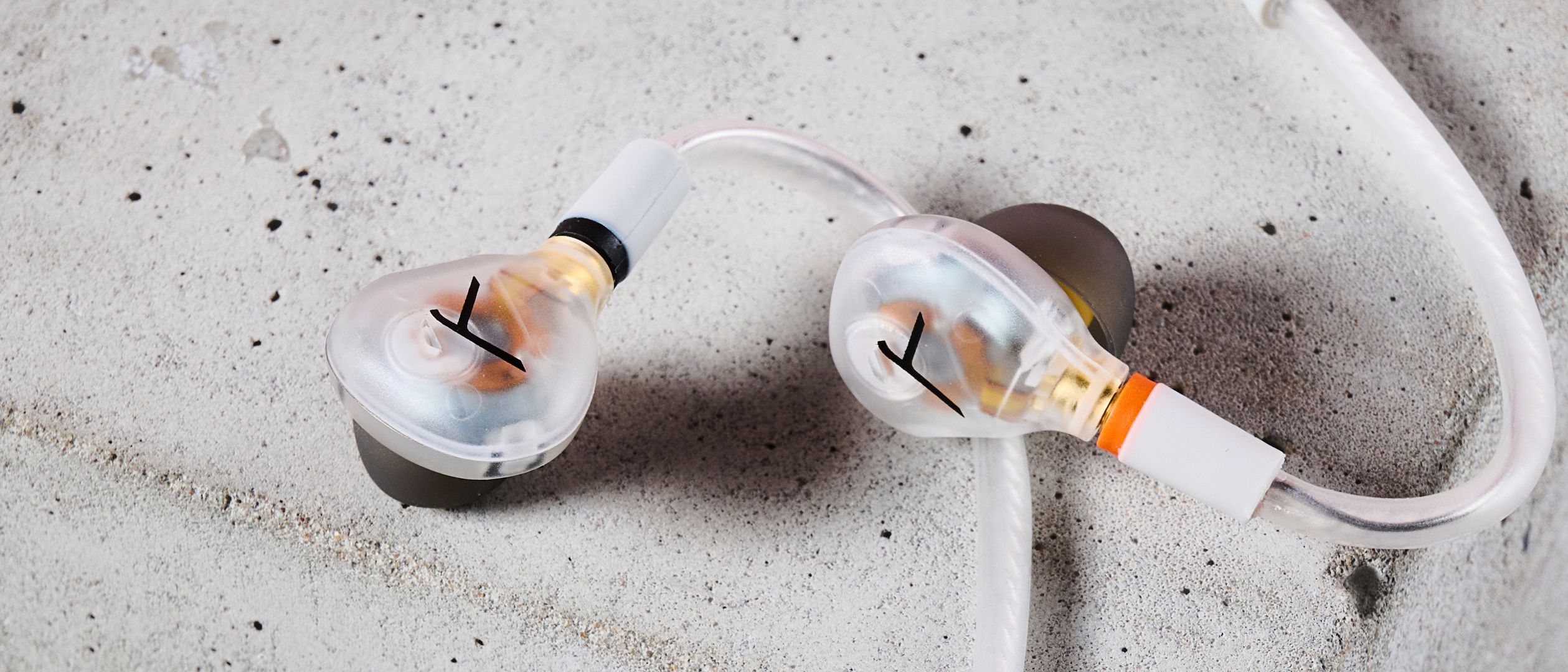 Beyerdynamic DT 30 IE earbuds balanced on block