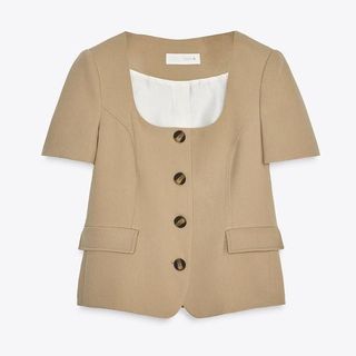 Zara Short Sleeve Blazer