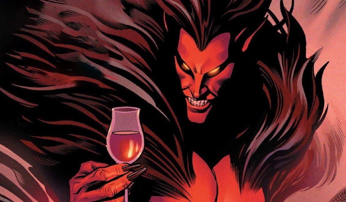 Mephisto with a nice glass of something <b>Marvel</b>.