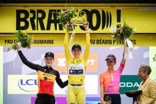 The podium of the 2023 Tour de France