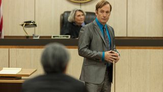 Bob Odenkirk as Jimmy McGill, in court in better call saul