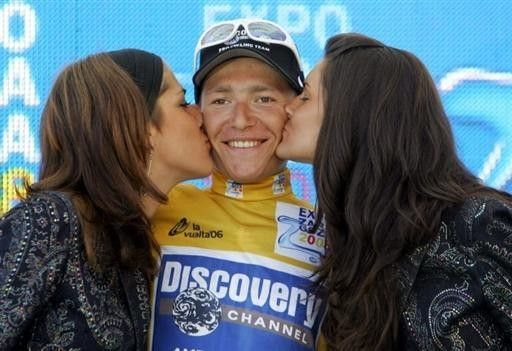 Janez Brajkovic (Discovery Channel) continues to wear the maillot oro for another day.