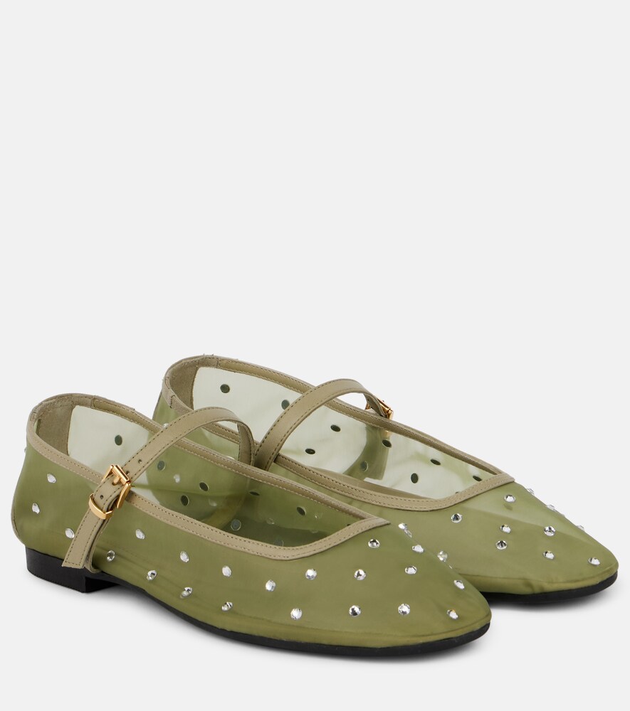 Mylena Embellished Mary Jane Flats