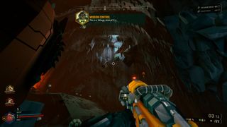A cavern in the game Deep Rock Galactic