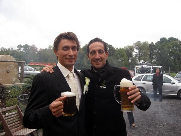 Tommy and I at his wedding.