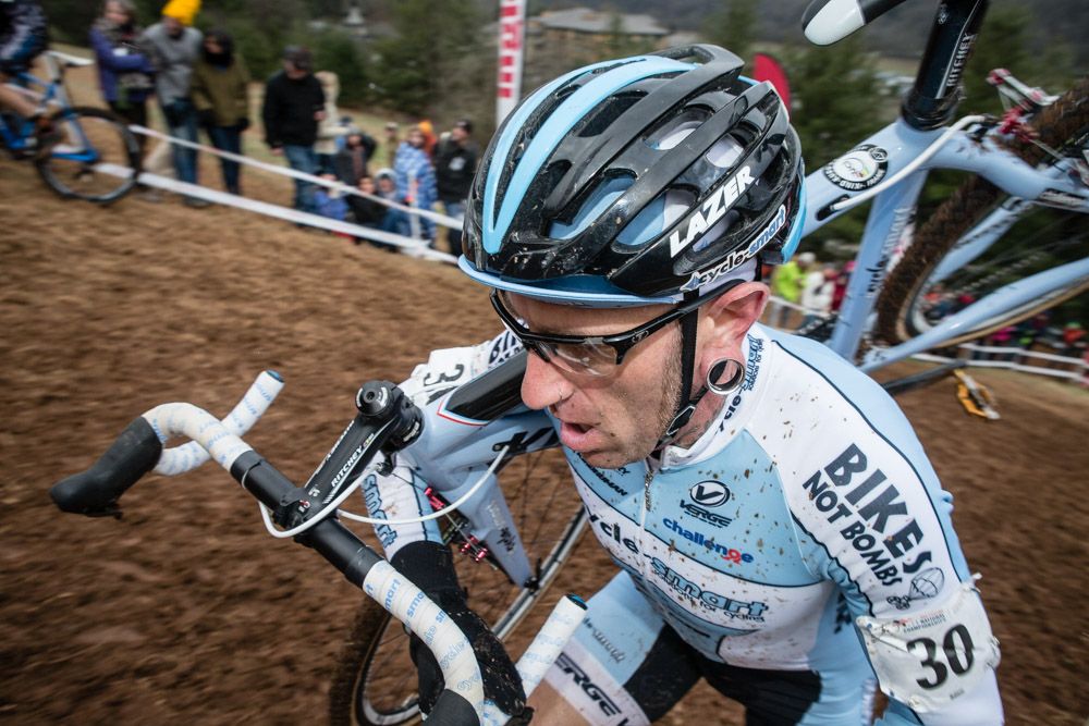 Adam Myerson (Cycle-Smart) on the climb