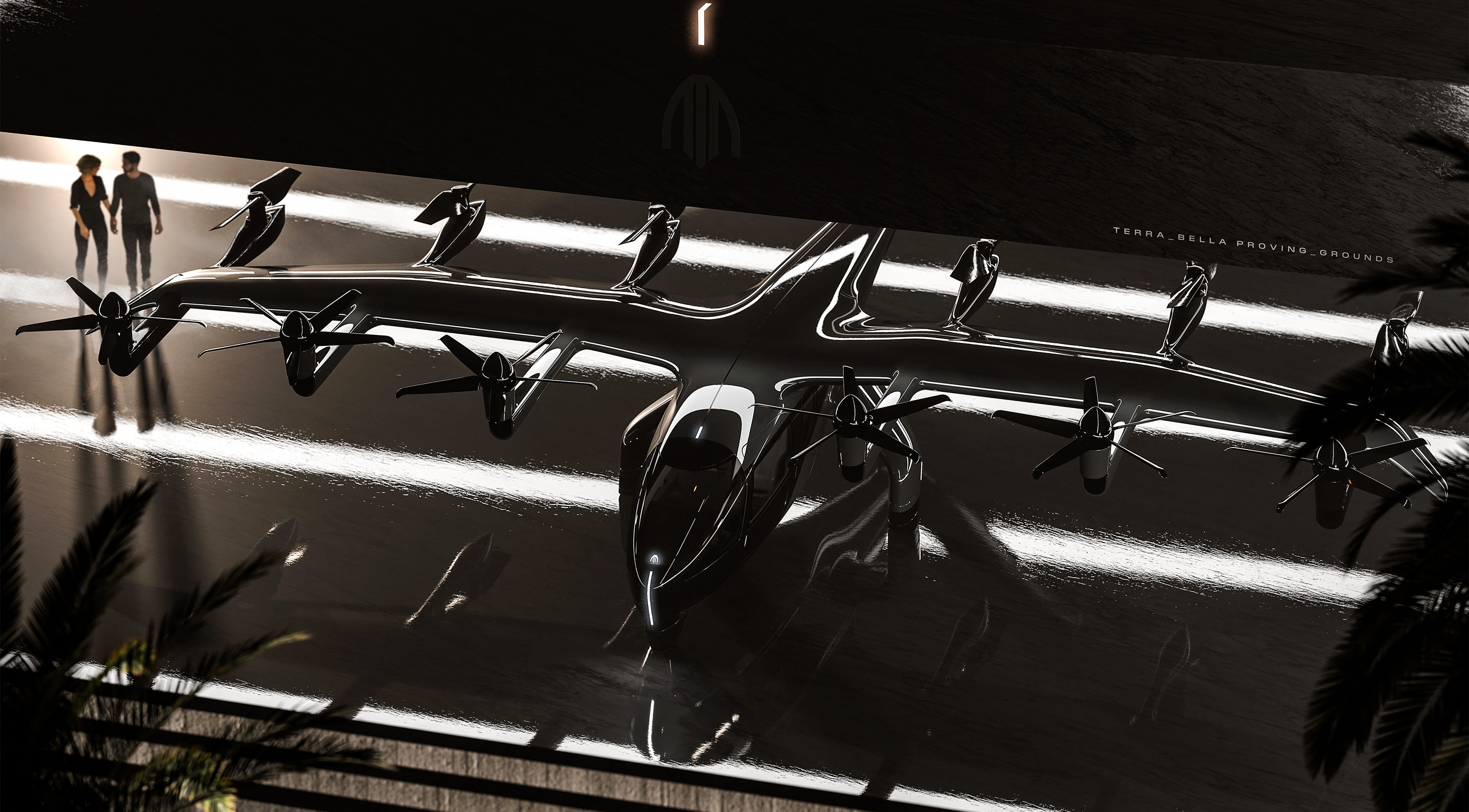A render of the Archer Midnight