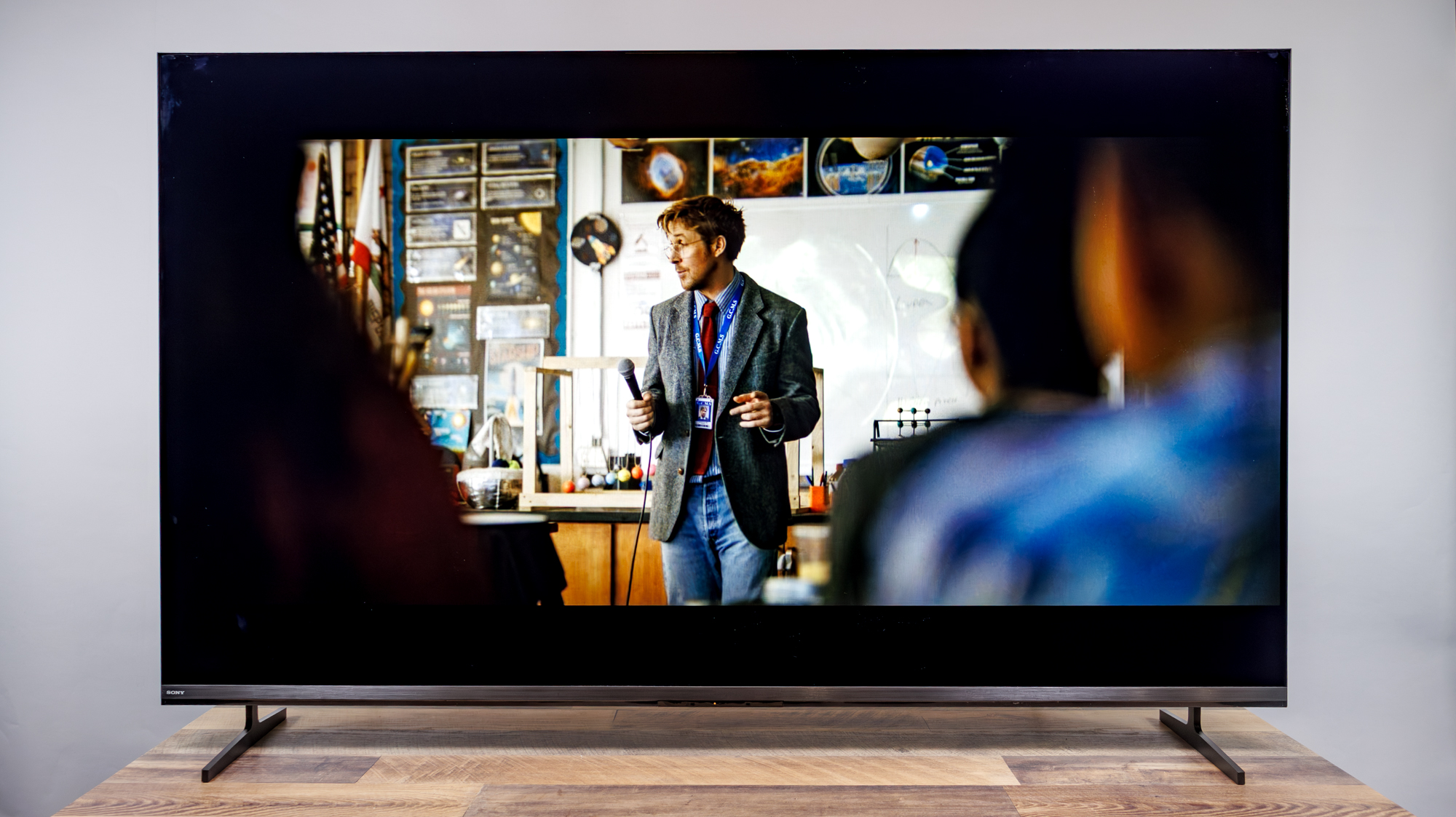 A Sony Bravia 3 II TV on a desk