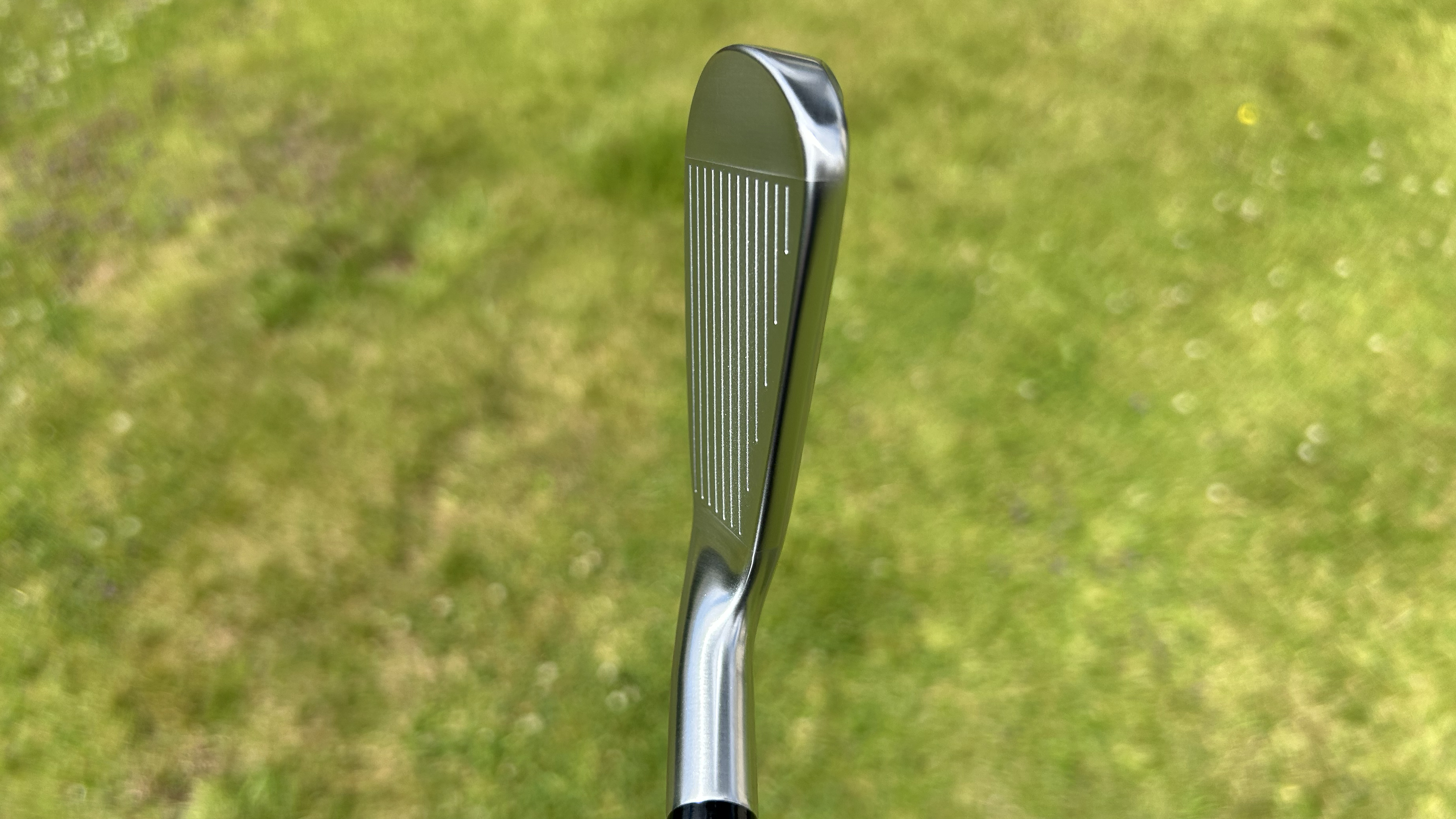 Photo of the Titleist T250U Utility Iron at address