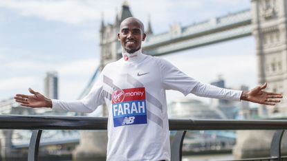 Mo Farah 2018 London Marathon