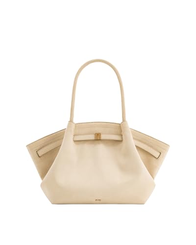 Jw Pei Women's Hana Medium Tote Bag - Faux Suede Off White