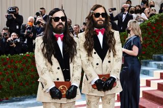 Alessandro Michele and Jared Leto attend The 2022 Met Gala