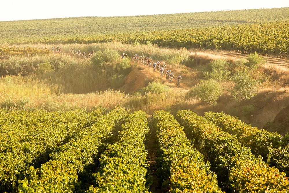 Riders during the final stage (stage 7) of the 2015 Absa Cape Epic
