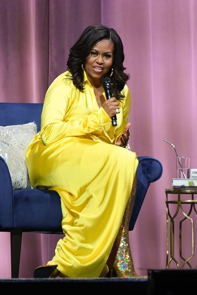 michelle obama in balenciaga boots