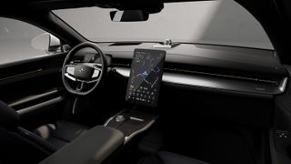 Polestar 3 electric SUV interior and front windscreen