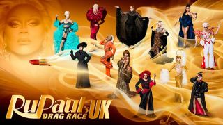 The cast of RuPaul's Drag Race UK Season 6 in their glamorous getup