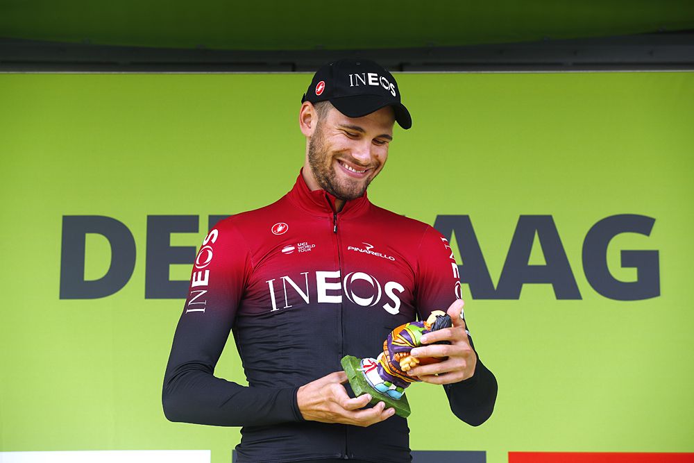 Filippo Ganna (Team INeos) wins the stage 6 time trial at BinckBank Tour