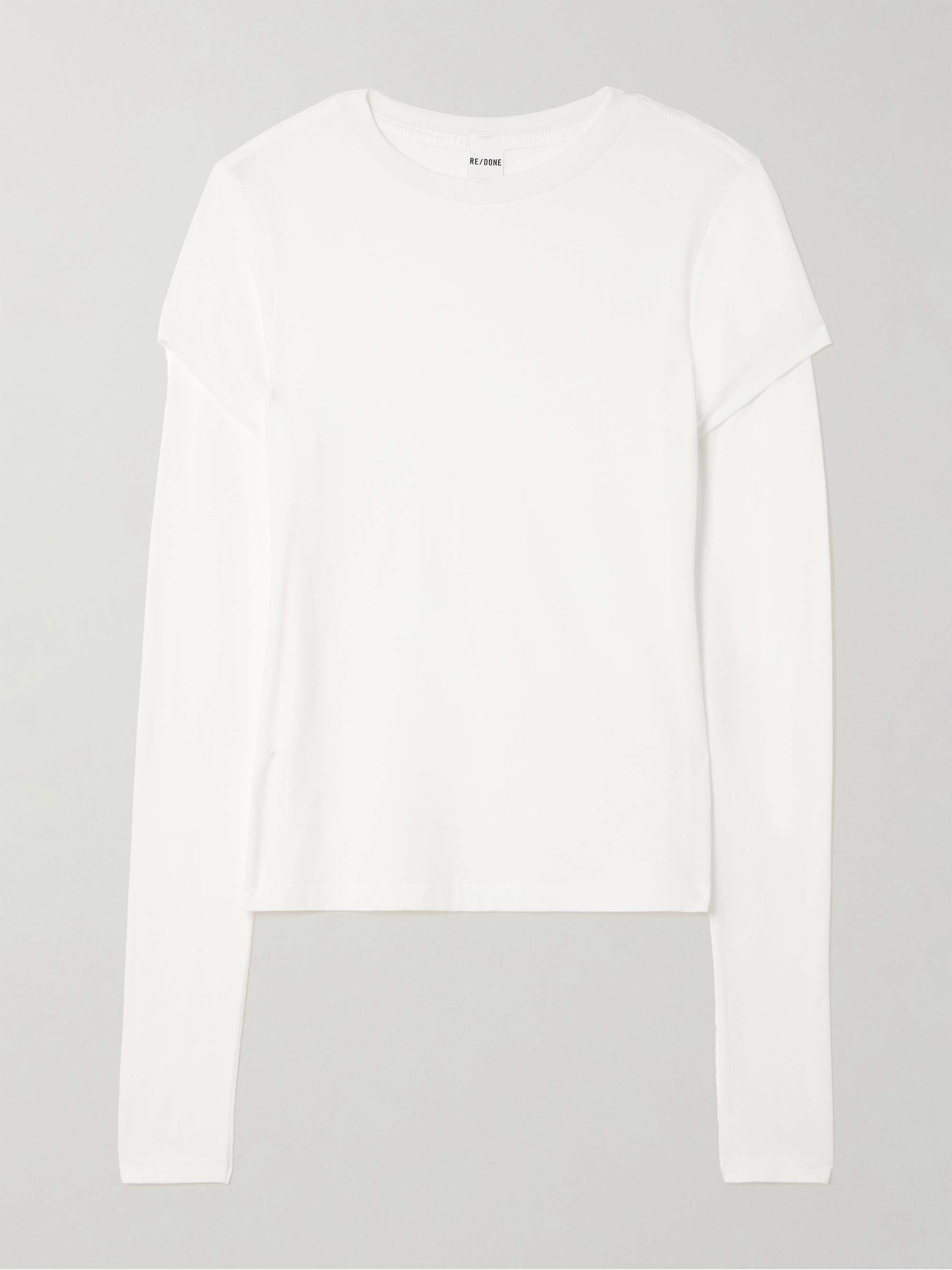 Layered Micro Modal and Supima Cotton-Blend Jersey T-Shirt