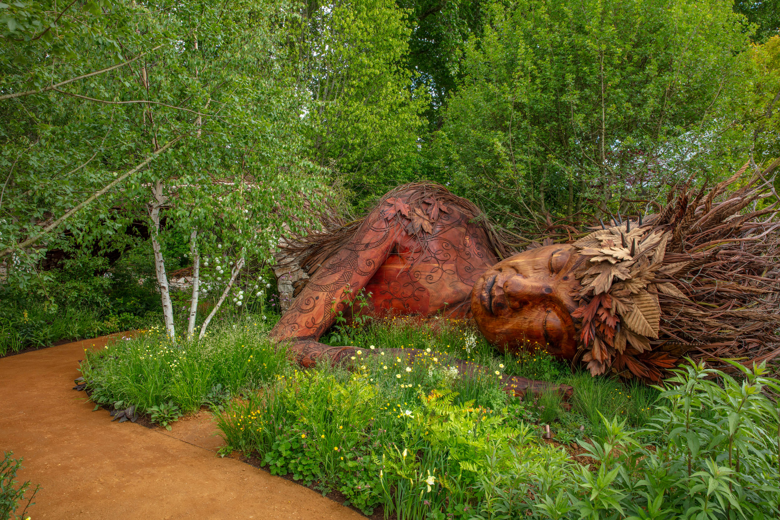 Sarah Eberele CPRE garden at the RHS Chelsea Flower Show 2026.