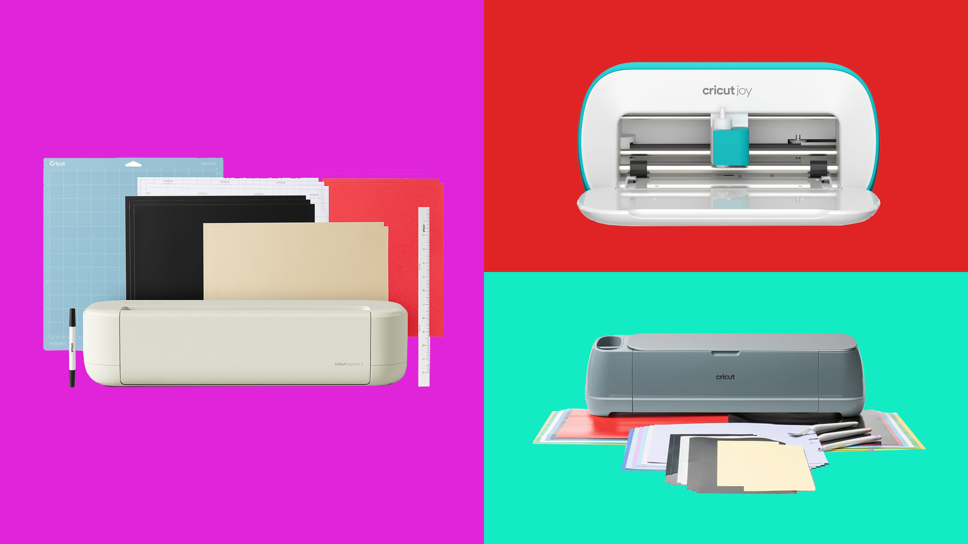 The three best Cricut machines, in our opinion. 