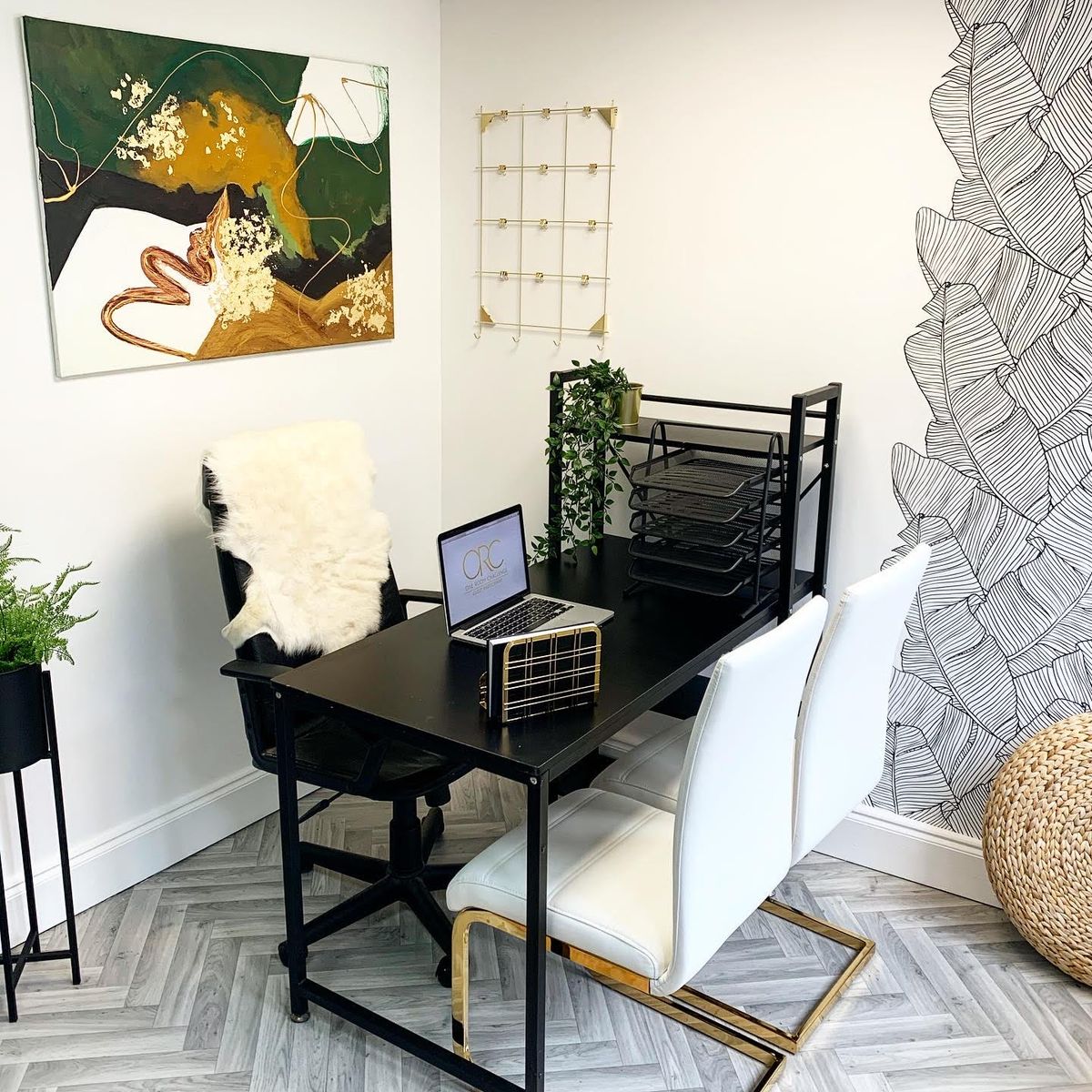 Before & after: A regrettable renovation becomes a modern home office