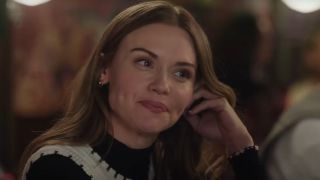 Holland Roden is shown in the trailer for Holiday Touchdown: A Bills Love Story.