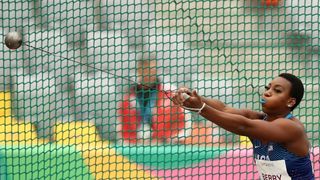 lima, peru august 10 gwendolyn berry of united states competes in womens hammer throw final on day 15 of lima 2019 pan american games on august 10, 2019 in lima, peru photo by ezra shawgetty images