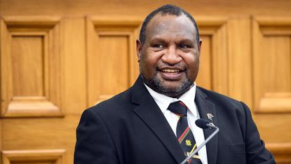 James Marape, the prime minister of Papua New Guinea