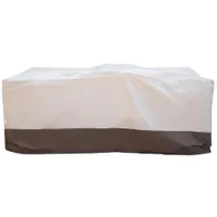 Pouuin Beige Polyester Patio Furniture Cover