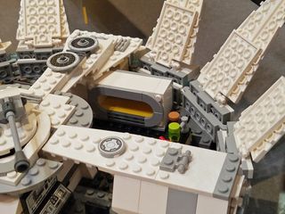 A bunk and bar make a great place for Han Solo to recharge inside the Lego Kessel Run Millennium Falcon.