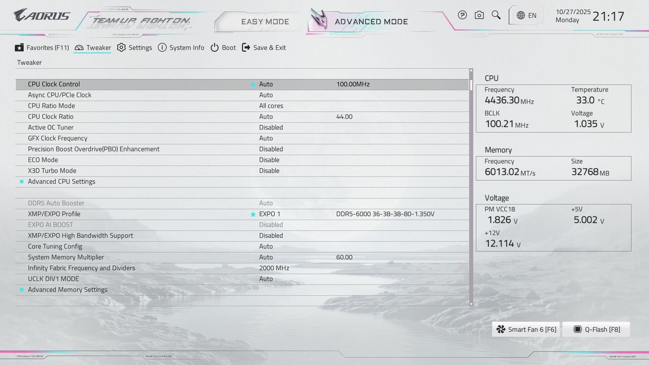 Gigabyte X870E Aorus Master X3D Ice