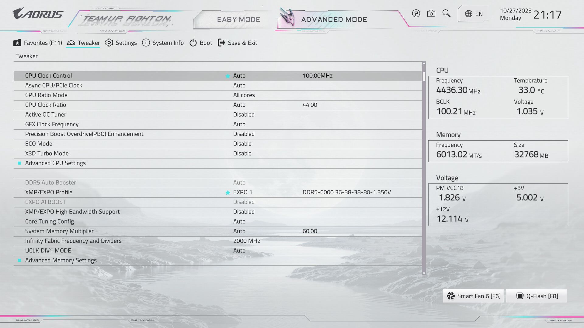 Gigabyte X870E Aorus Master X3D Ice