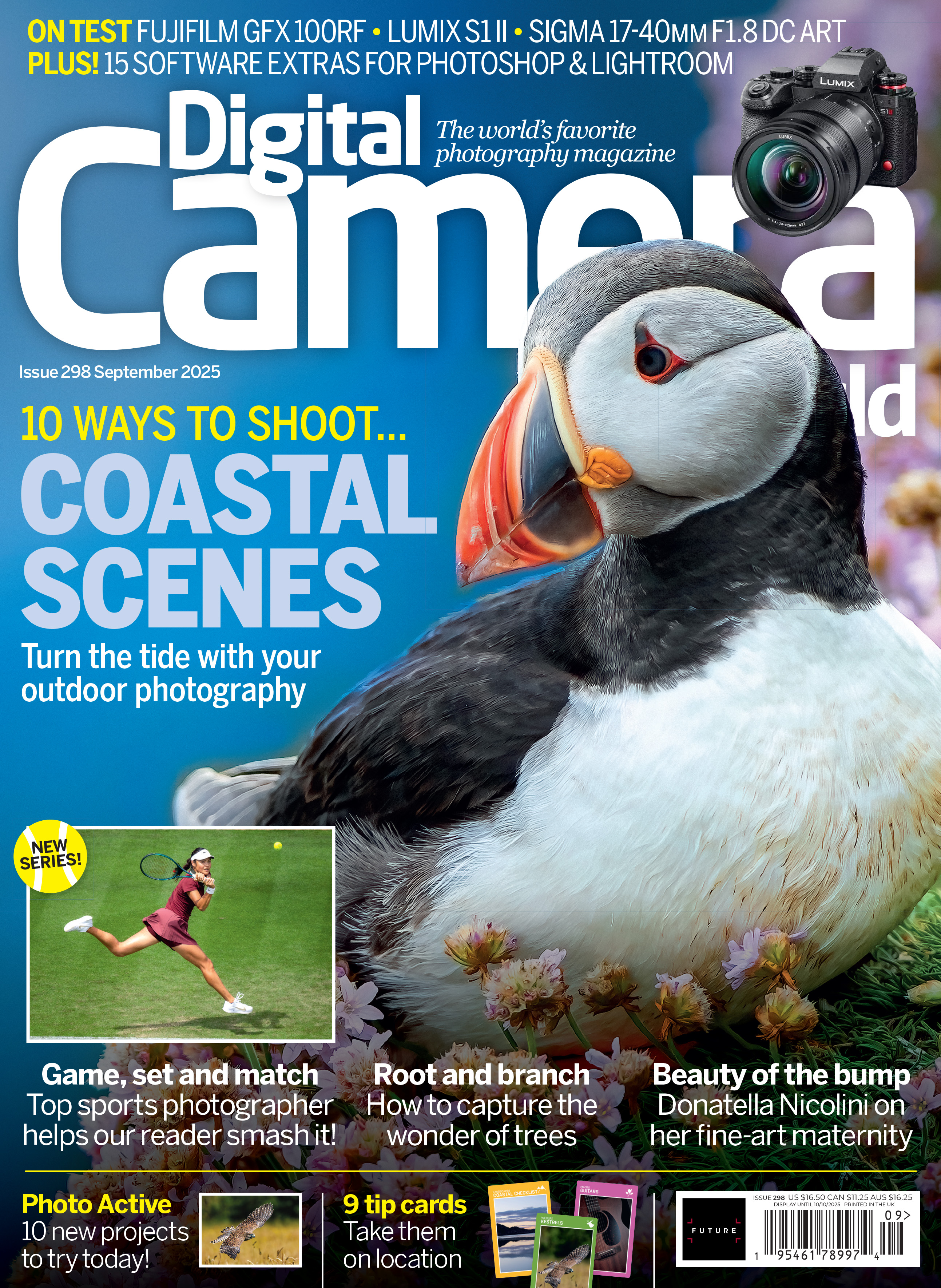 Front cover of issue 298 (September 2025) of Digital Camera magazine, on sale from 15 August 2025