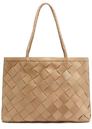 Gabrielle Grande Woven Leather Tote