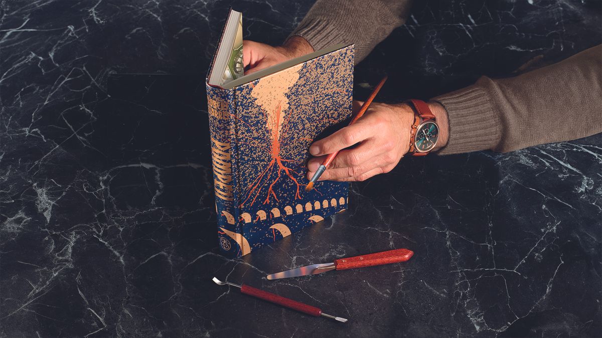 A selection of images of the new Folio Society release of Pompeii, by Robert Harris.