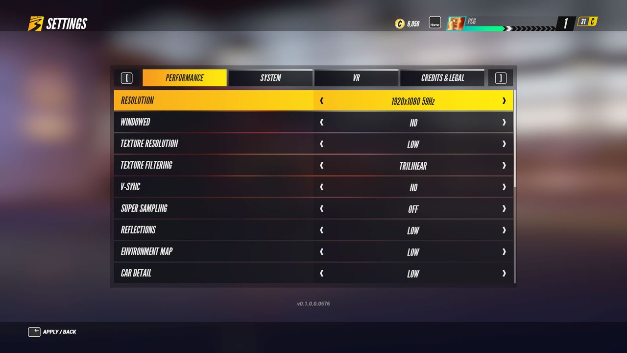 Project CARS 3 Settings