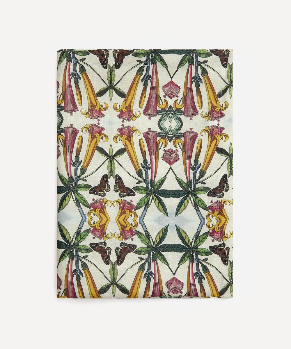 Trumpet Flower 200x150cm Linen Tablecloth