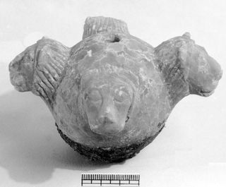 A different mace-head from the site of Tell Agrab, also located in modern-day Iraq.