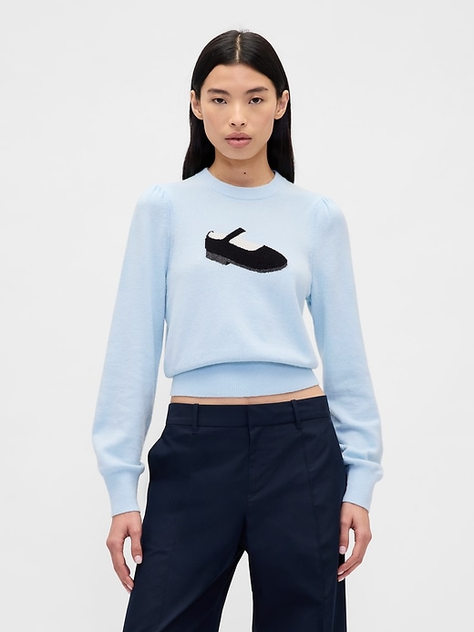 Gap &amp;times; Sandy Liang Cashsoft Crop Sweater