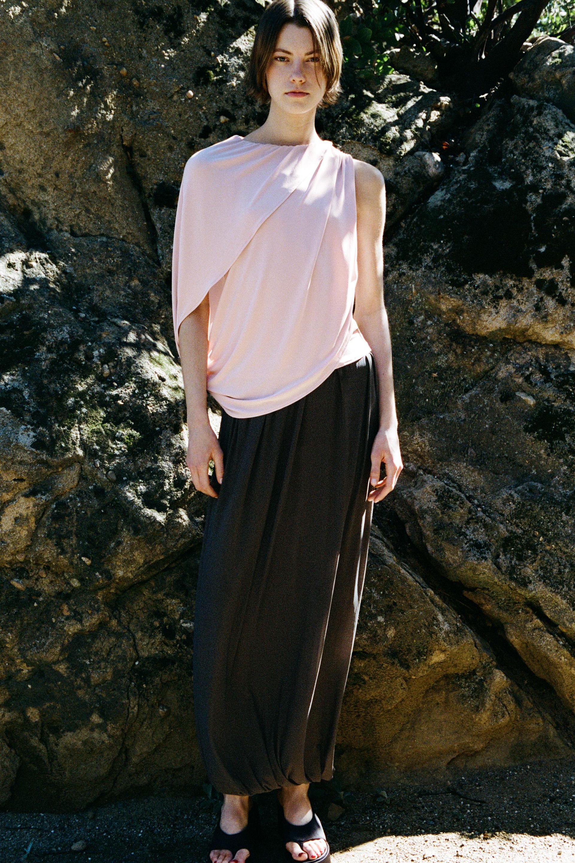 Layered Draped Top