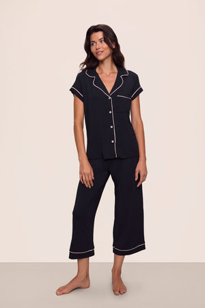 Gisele Tencel&amp;trade; Modal Short Sleeve Cropped Pj Set
