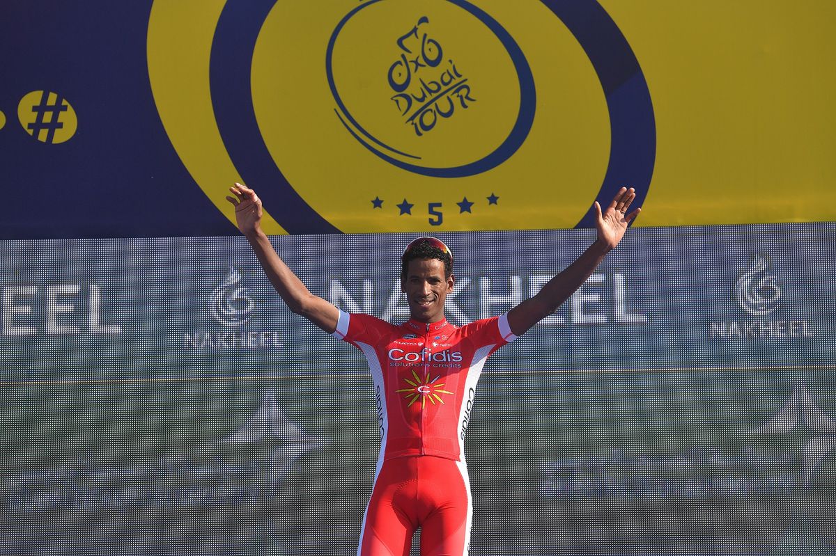 Daniel Teklehaimanot made his debut for Cofidis